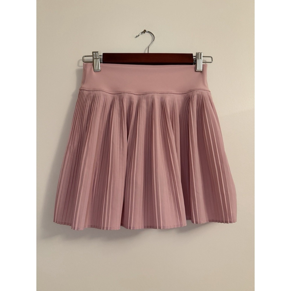 Yogalicious Lightstreme Hybrid Strut This Pleated Tennis Skort Pink Med Pockets